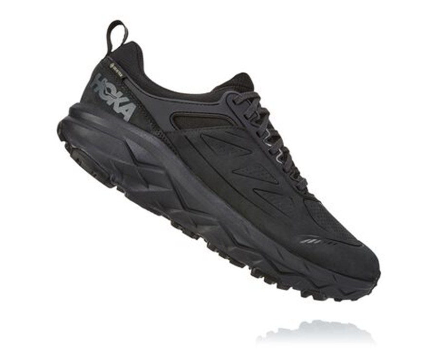 Zapatillas Trail Hoka One One Hombre - Challenger Bajas Gore-Tex - Negras - BAT315720